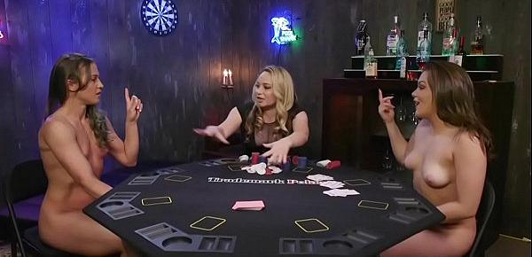  Strip poker and anal threesome lesbians